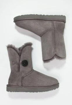 Ugg Bailey Button Ii - Classic Ankle Boots - Grey -Shein Fashion Store 083e32cf055e41e6a34385d57c7786dc