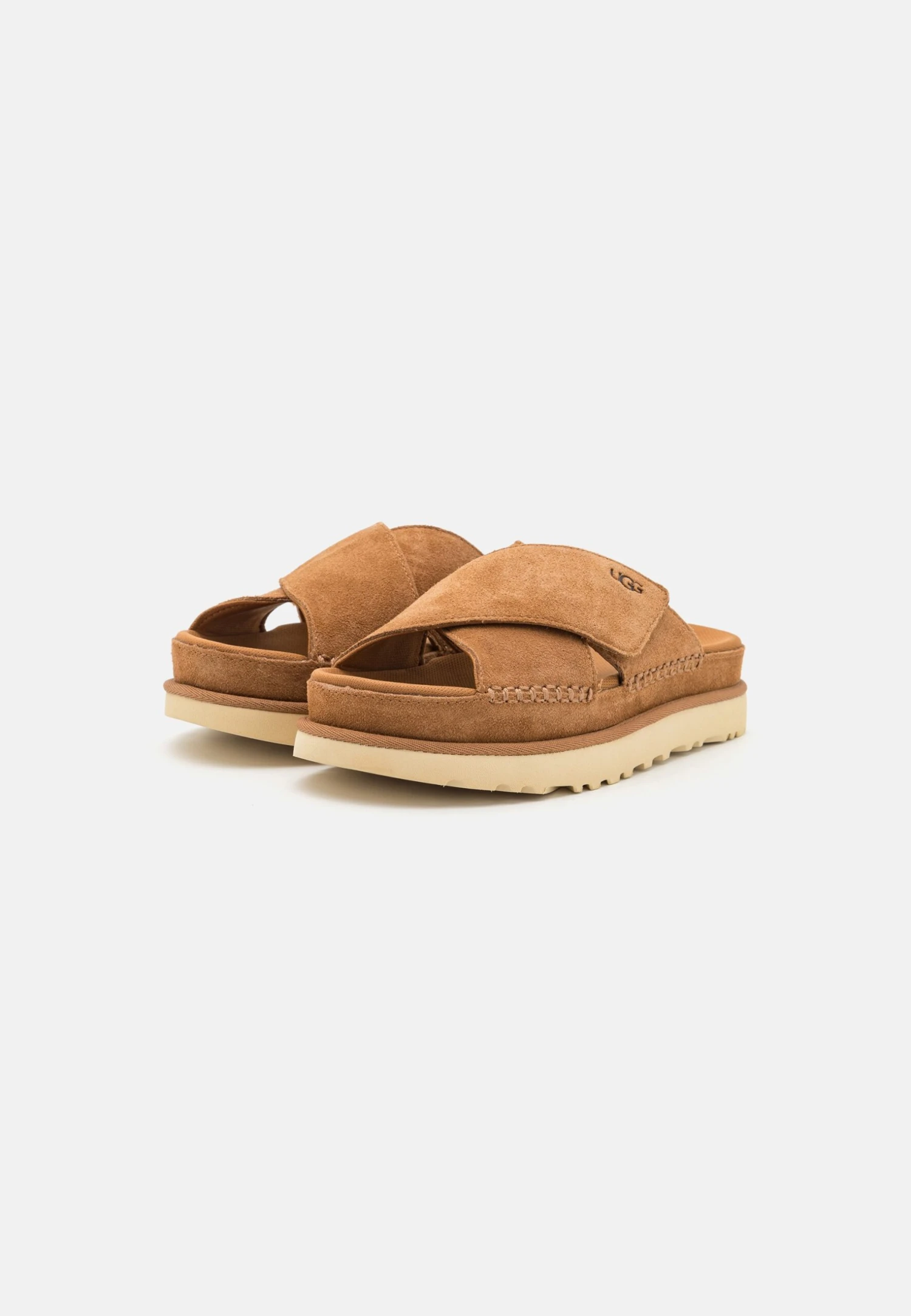 Ugg GoldenstarCross Slide - Mules - Chestnut 4 Ugg GoldenstarCross Slide - Mules - Chestnut - Image 4