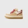 Ugg LOWMEL - Trainers - Driftwood/biking Red