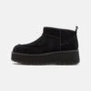 Ugg CITYFUNC ULTRA MINI - Platform Ankle Boots - Black