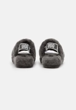 Ugg Fluff Yeah Slide - Sandals - Charcoal -Shein Fashion Store 0fe4f8b457de41e8b5c2923936ec6bc9