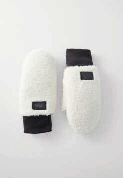 Ugg FLUFF MITTEN WITH LOGO TAPE - Mittens - Nimbus