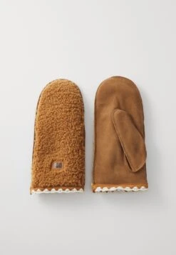 UGGFLUFF SCALLOPED MITTEN - Mittens - Chestnut