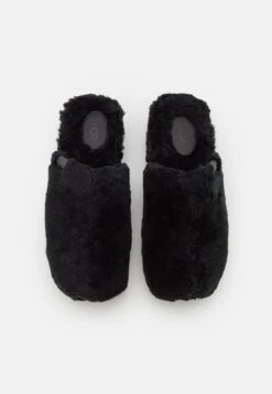 Ugg Fuzz Sugar - Heeled Mules - Black -Shein Fashion Store 2a4246e898d741fb981723b24178f688