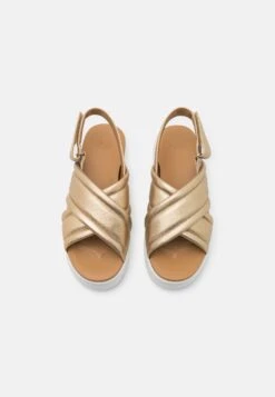Ugg Zayne Slingback - Platform Sandals - Gold Metallic -Shein Fashion Store 2c8ad85aa78c4bcd857a9c6e7ed83831