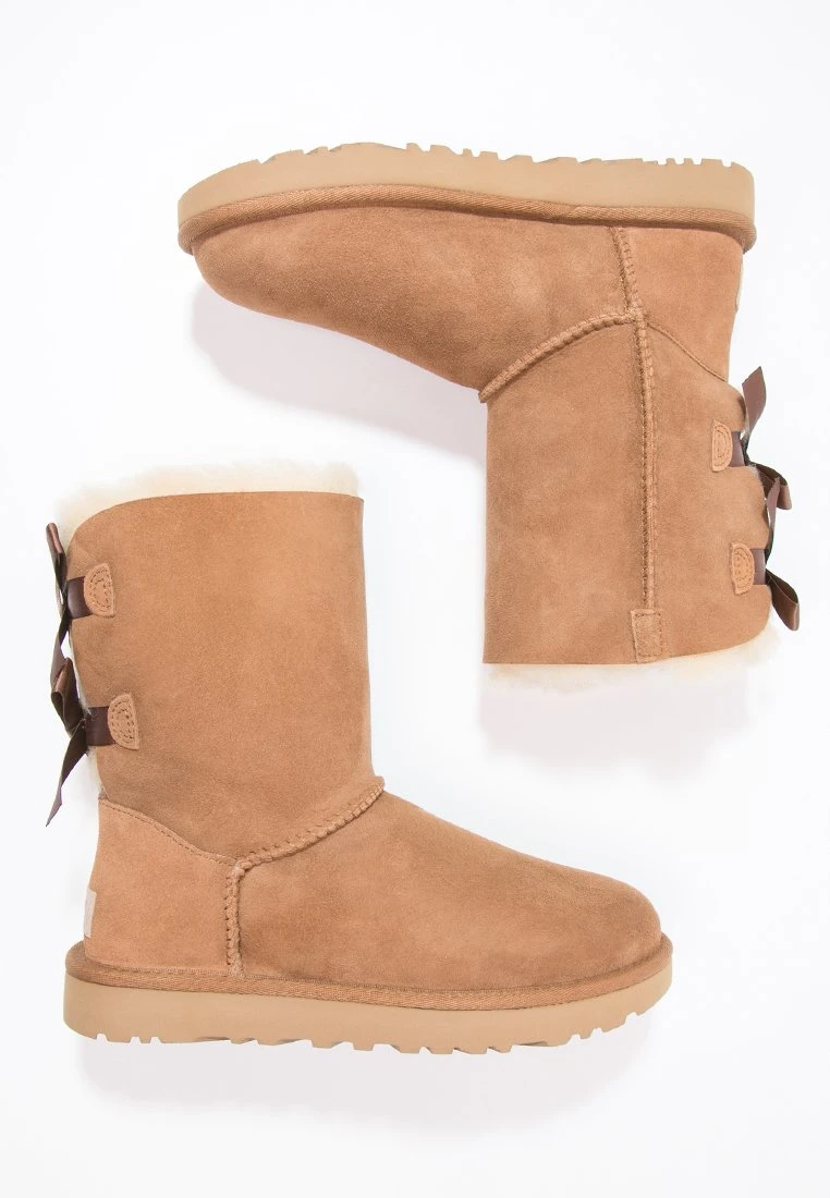 Ugg Bailey Bow - Classic Ankle Boots - Chestnut 2 Ugg Bailey Bow - Classic Ankle Boots - Chestnut - Image 2