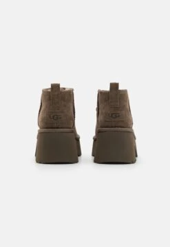 Ugg CLASSIC ULTRA MINI - Ankle Boots - Hickory -Shein Fashion Store 3abe88287fdb4228a0f03b429eed84ae