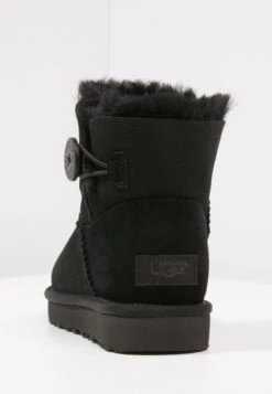 Ugg Mini Bailey Button - Ankle Boots - Black -Shein Fashion Store 3af02698da08458fbde1b4be0c1ab269