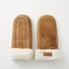 Ugg ATHERSON EMBROIDERED MITTEN - Mittens - Chestnut