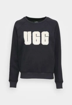 Ugg Madeline Fuzzy Logo Crewneck - Sweatshirt - Black / Cream 8 Ugg Madeline Fuzzy Logo Crewneck - Sweatshirt - Black / Cream -Shein Fashion Store 3e29adab0bdf45baa9e31452609578fb