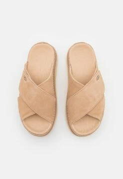 Ugg GoldenstarCross Slide - Mules - Driftwood -Shein Fashion Store 4f10c063237b43d2844f22fef25fe5d9