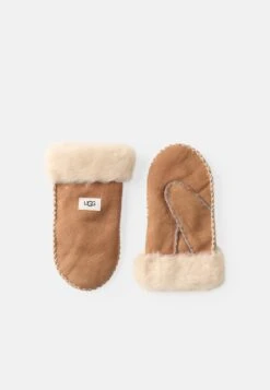 Ugg MITTEN WITH STITCH UNISEX - Mittens - Chestnut/multi