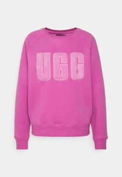 Ugg Madeline Fuzzy Logo Crewneck - Sweatshirt - Bodacious