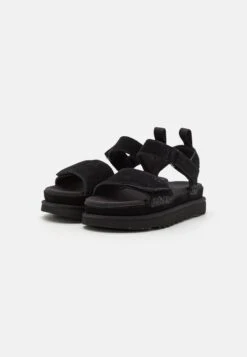 Ugg Goldenstar - Platform Sandals - Black -Shein Fashion Store 640d8041915d4deaab820b9247a25609