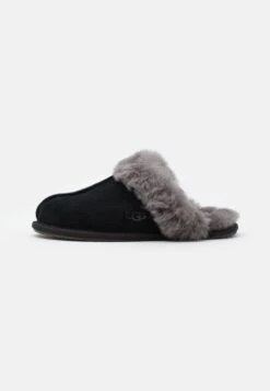 Ugg Scuffette - Slippers - Black/Grey -Shein Fashion Store 68946d061087433ea09fbb93c76fcd89