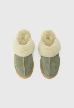 Ugg DISQUETTE - Slippers - Moss Green/muted Brass -Shein Fashion Store 69605ca151b14caaa6e49ae0d89cf2d0