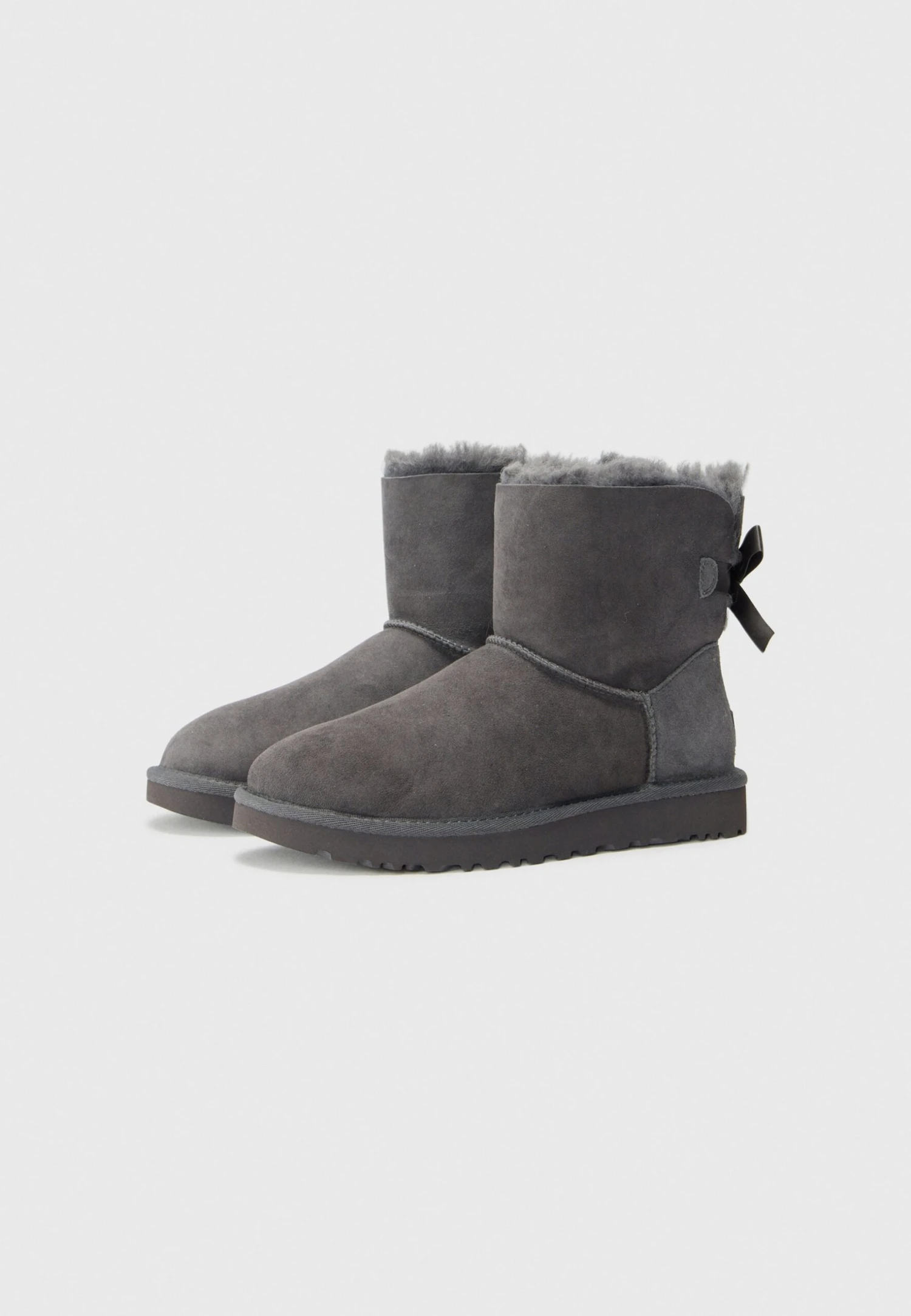 Ugg MINI BAILEY BOW II - Winter Boots - Obsidian 2 Ugg MINI BAILEY BOW II - Winter Boots - Obsidian - Image 2