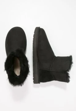 Ugg Mini Bailey Button - Ankle Boots - Black -Shein Fashion Store 80a65c59ffec4a0c86cecb2cc842273c