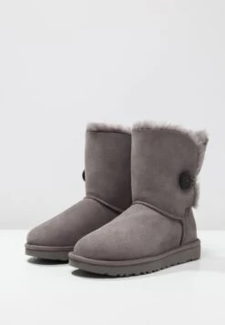 Ugg Bailey Button Ii - Classic Ankle Boots - Grey -Shein Fashion Store 83adb0153a4244f797125b7309356c1e