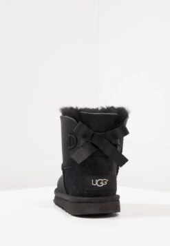 Ugg MINI BAILEY BOW II - Classic Ankle Boots - Black -Shein Fashion Store 84746150038743b98b691c5d5449109f