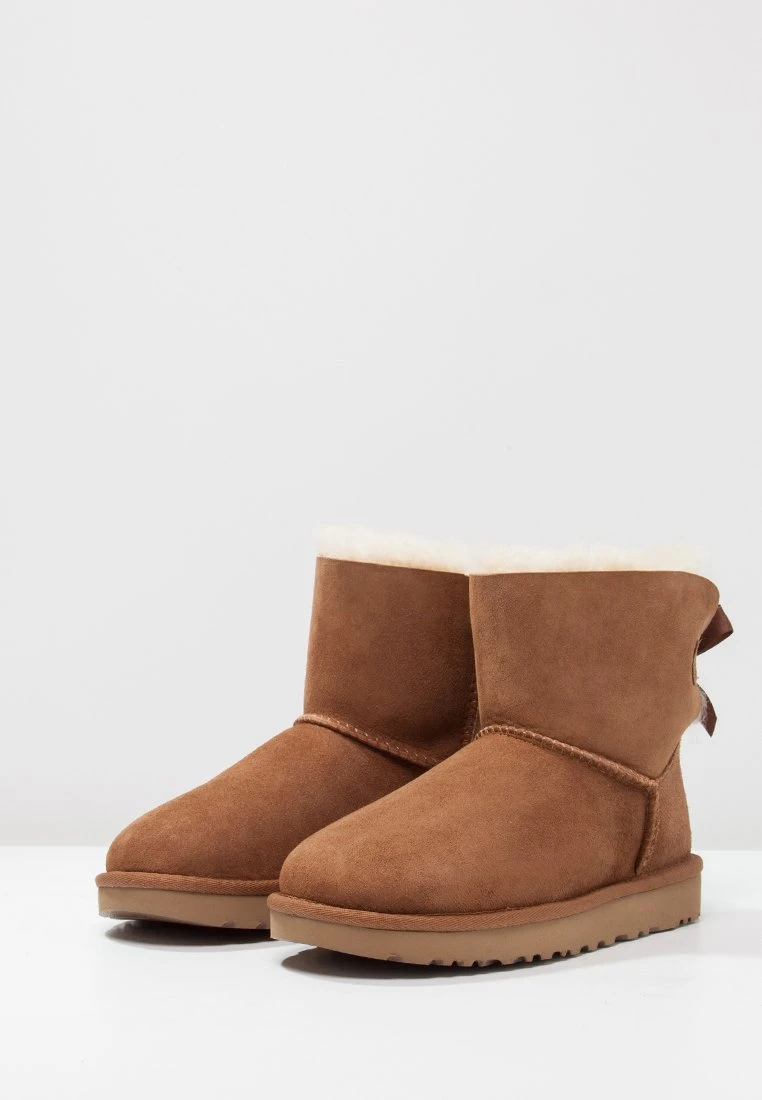 Ugg Mini Bailey Bow - Classic Ankle Boots - Chestnut 6 Ugg Mini Bailey Bow - Classic Ankle Boots - Chestnut - Image 6