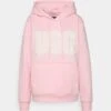 Ugg Rey Fuzzy Logo Hoodie - Hoodie - Bloom