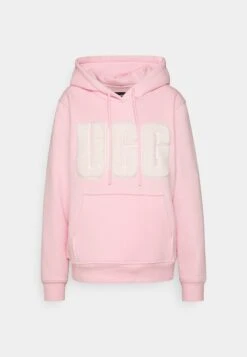 Ugg Rey Fuzzy Logo Hoodie - Hoodie - Bloom