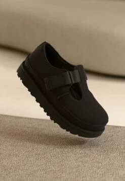 Ugg GOLDENSTAR MARY JANE - Ankle Strap Ballet Pumps - Black