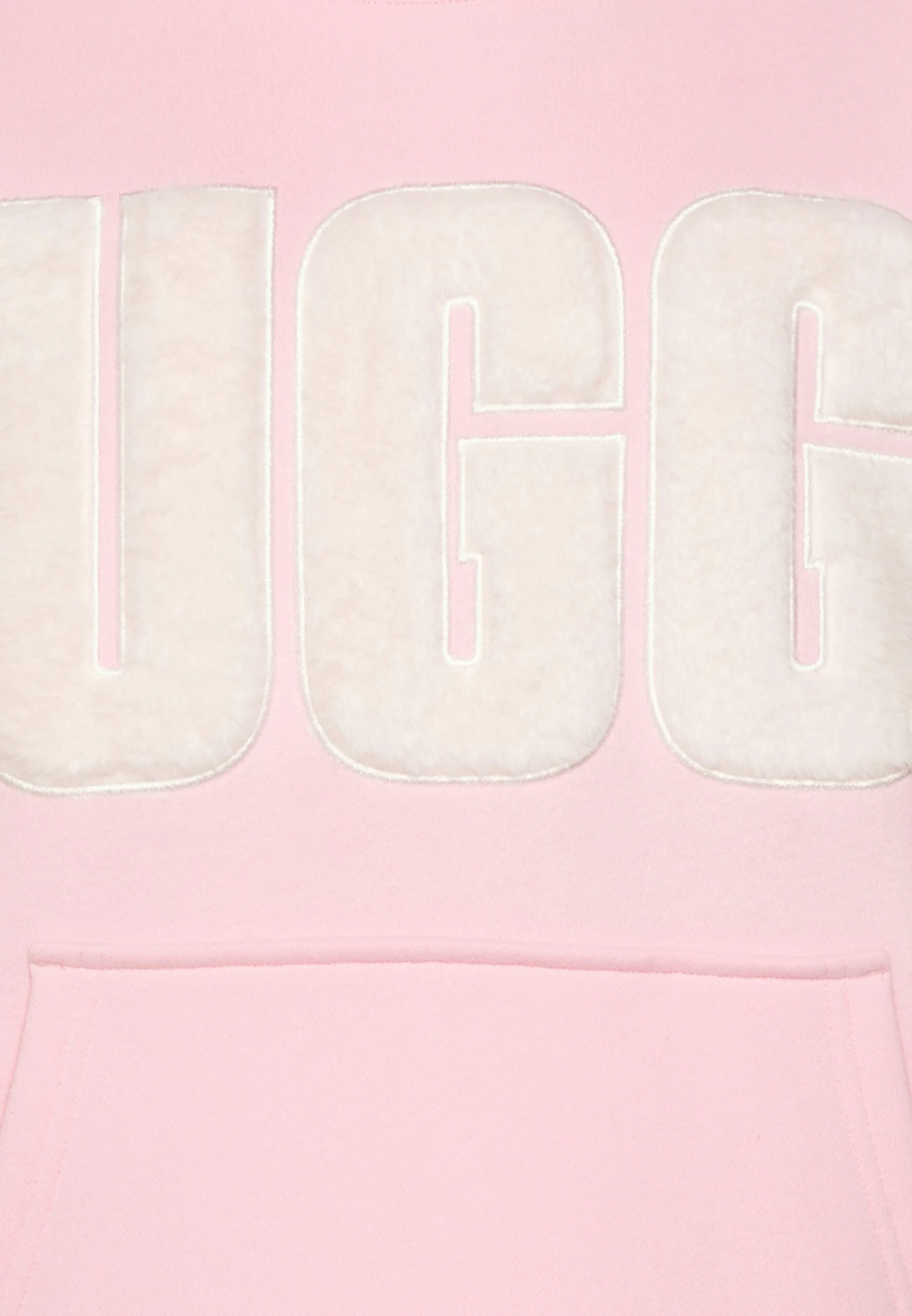 Ugg Rey Fuzzy Logo Hoodie - Hoodie - Bloom 3 Ugg Rey Fuzzy Logo Hoodie - Hoodie - Bloom - Image 3