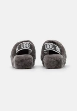 Ugg Fluff Yeah Slide - Slippers - Charcoal -Shein Fashion Store a0de1e97267f4abd87b526639f4a6923