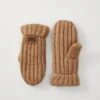 Ugg CHUNKY MITTEN UNISEX - Mittens - Camel