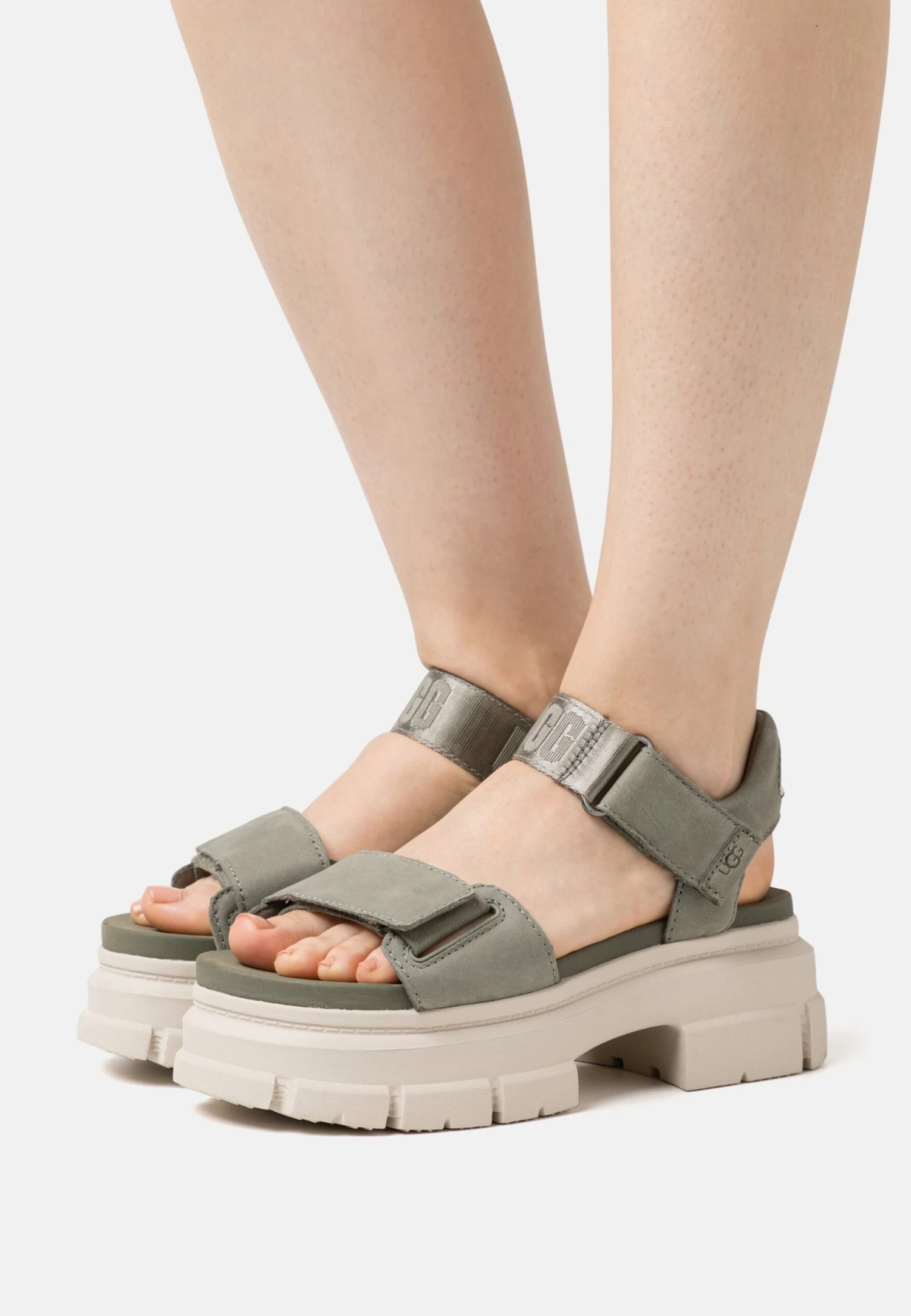 Ugg Ashton Ankle - Platform Sandals - Moss Green 1 Ugg Ashton Ankle - Platform Sandals - Moss Green