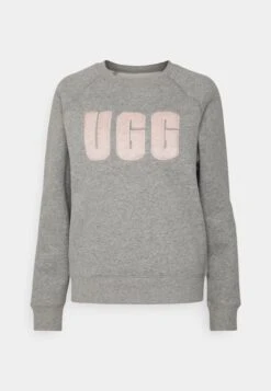 Ugg Madeline Fuzzy Logo Crewneck - Sweatshirt - Grey Heather/Sonora 8 Ugg Madeline Fuzzy Logo Crewneck - Sweatshirt - Grey Heather/Sonora -Shein Fashion Store b1996cdda0334a019a2d7fe36e512e5f