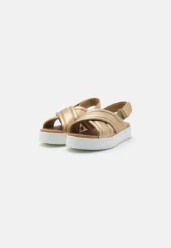 Ugg Zayne Slingback - Platform Sandals - Gold Metallic -Shein Fashion Store b1d8da72c4924127b42a3598ec1b9655