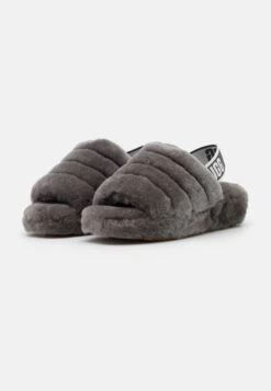 Ugg Fluff Yeah Slide - Slippers - Charcoal -Shein Fashion Store b23e5a35b52344fb995a1a65273f7d9c