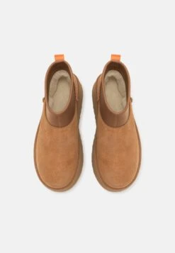 Ugg CLASSIC MINI DIPPER - Platform Ankle Boots - Chestnut -Shein Fashion Store b781ea78ce5142d5b4d0e7c0129754be