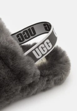 Ugg Fluff Yeah Slide - Sandals - Charcoal -Shein Fashion Store c6f21444b5ea4581abad0d76cc1fe99e