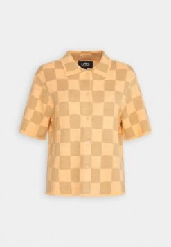 Ugg Jeannie Buttondown - Button-Down Blouse - Orange / Brown -Shein Fashion Store d261beac033a4013b97363511d16d538