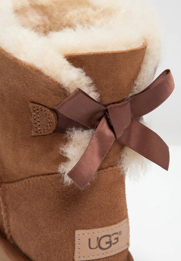 Ugg Mini Bailey Bow - Classic Ankle Boots - Chestnut 4 Ugg Mini Bailey Bow - Classic Ankle Boots - Chestnut - Image 4