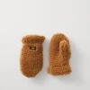 Ugg FLUFF MITTEN UNISEX - Mittens - Chestnut