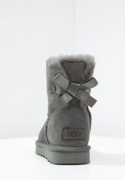 Ugg Mini Bailey Bow - Classic Ankle Boots - Grey -Shein Fashion Store f5b569e5d1304ce4b785580800776a57