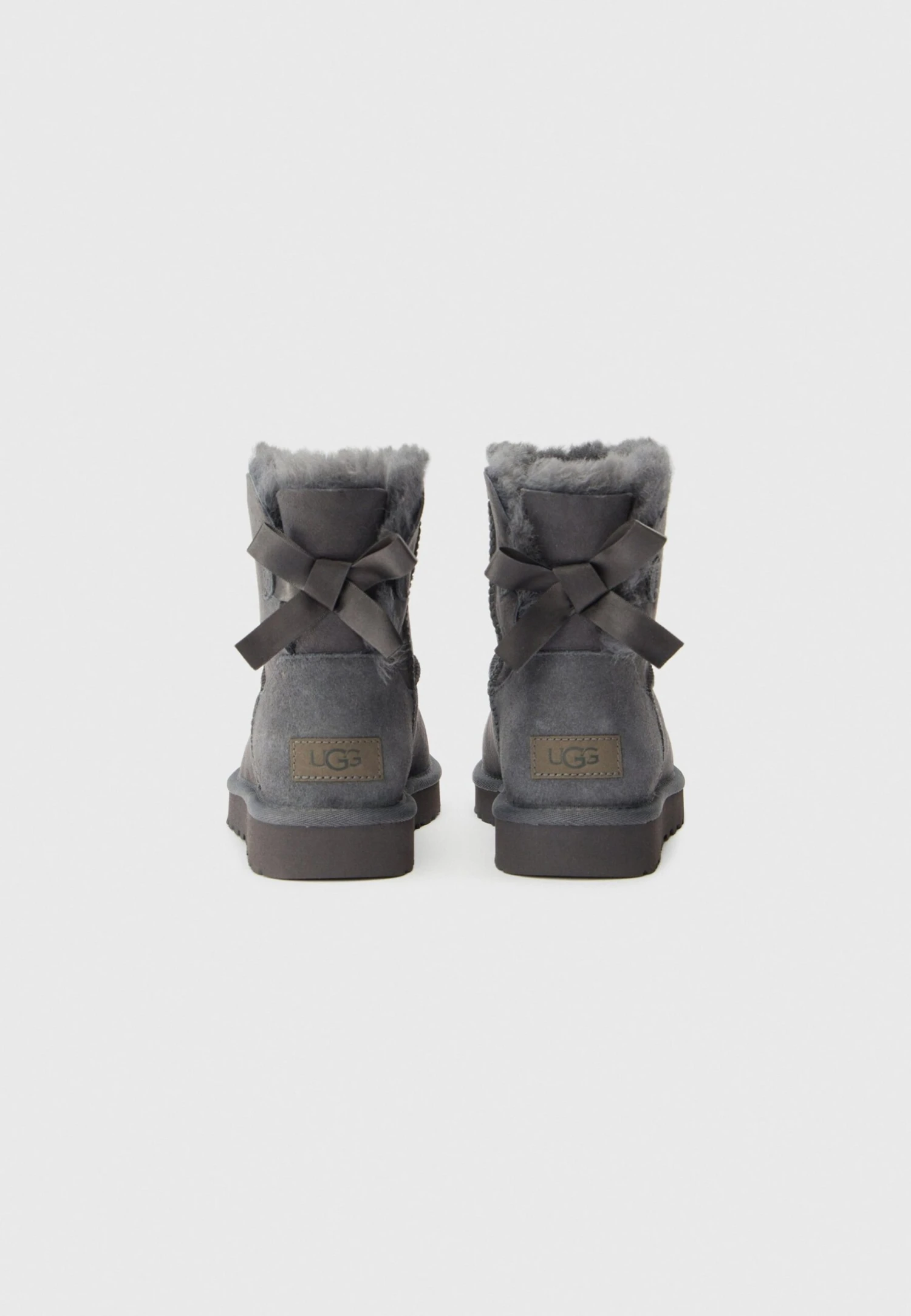 Ugg MINI BAILEY BOW II - Winter Boots - Obsidian 3 Ugg MINI BAILEY BOW II - Winter Boots - Obsidian - Image 3