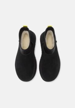 Ugg CLASSIC MINI DIPPER - Platform Ankle Boots - Black -Shein Fashion Store fc8850fd5e5240f986cd01945366ee41